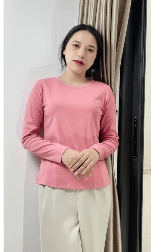 Áogiữ nhiệt nữ VARIO, vải cotton co giãn giữ nhiệt tốt VH20-04