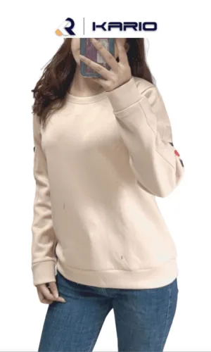 Áo thun nữ VARIO trendy vải hai da dày dặn, ấm áp, mềm mịn VH21-02