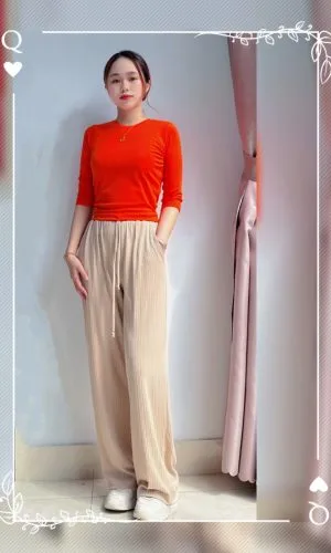 Áo thun tăm croptop nữ VARIO tay lỡ, dáng ôm, phong cách trẻ trung VH101