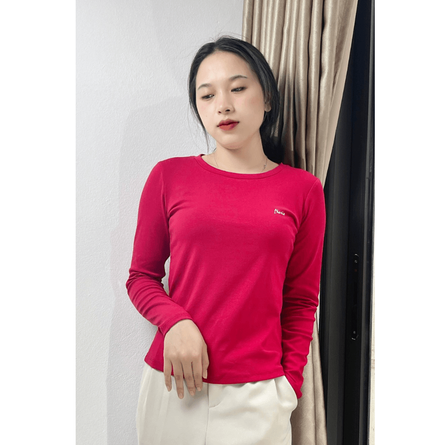 Áogiữ nhiệt nữ VARIO, vải cotton co giãn giữ nhiệt tốt VH20-04 - Ảnh 2