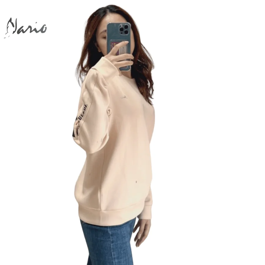 Áo thun nữ VARIO trendy vải hai da dày dặn, ấm áp, mềm mịn VH21-02 - Ảnh 3