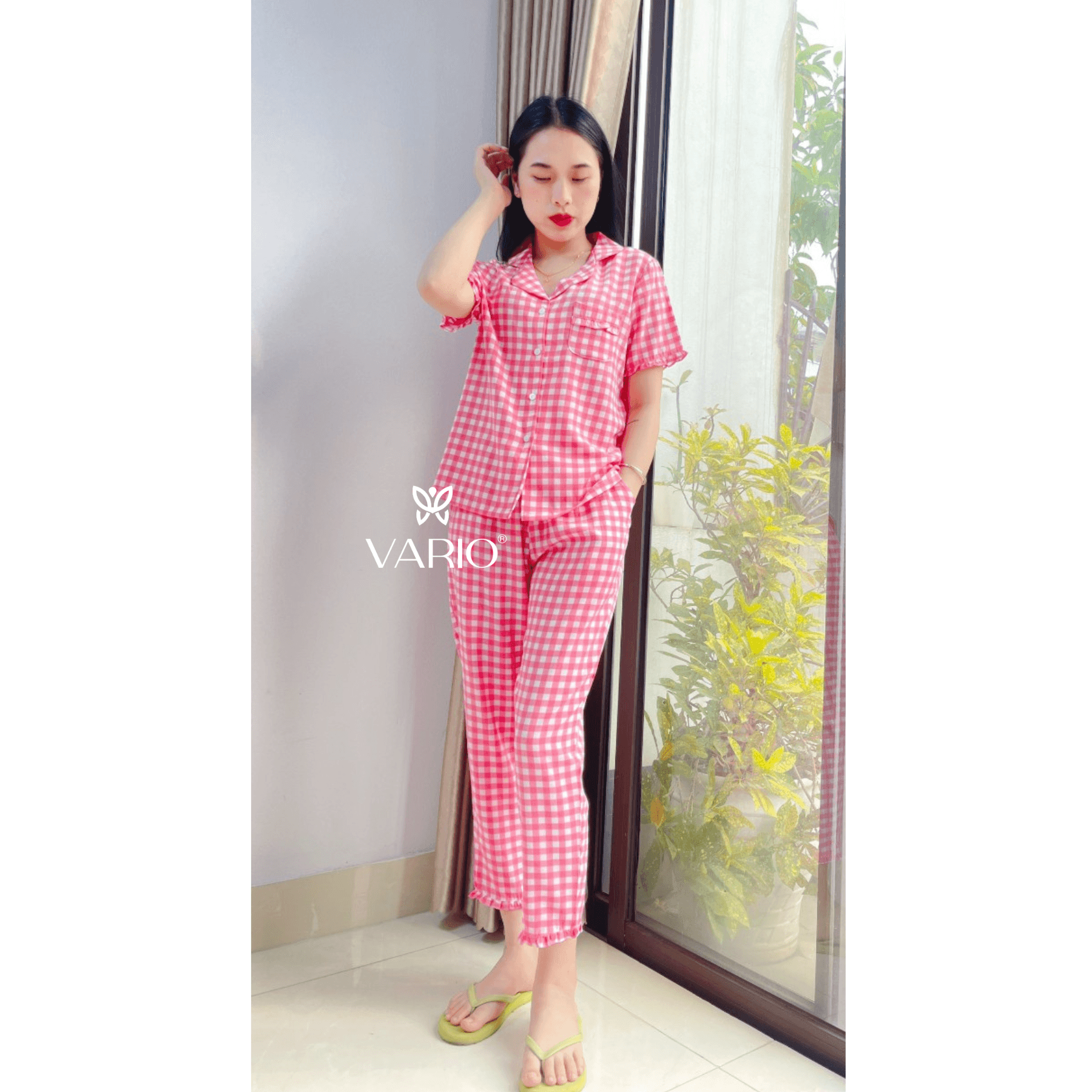 BỘ PYJAMA LỤA VB23-01 - Ảnh 2