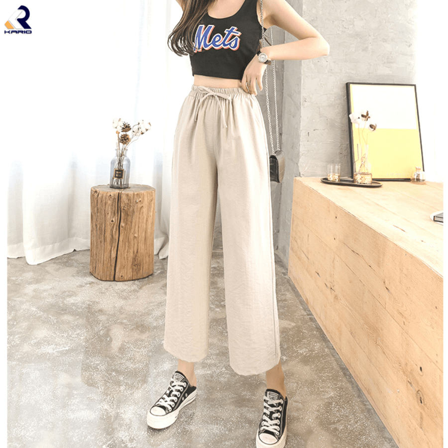 Quần đũi nữ VARIO ống rộng mềm mịn, thoáng mát VR20-01 - Ảnh 5