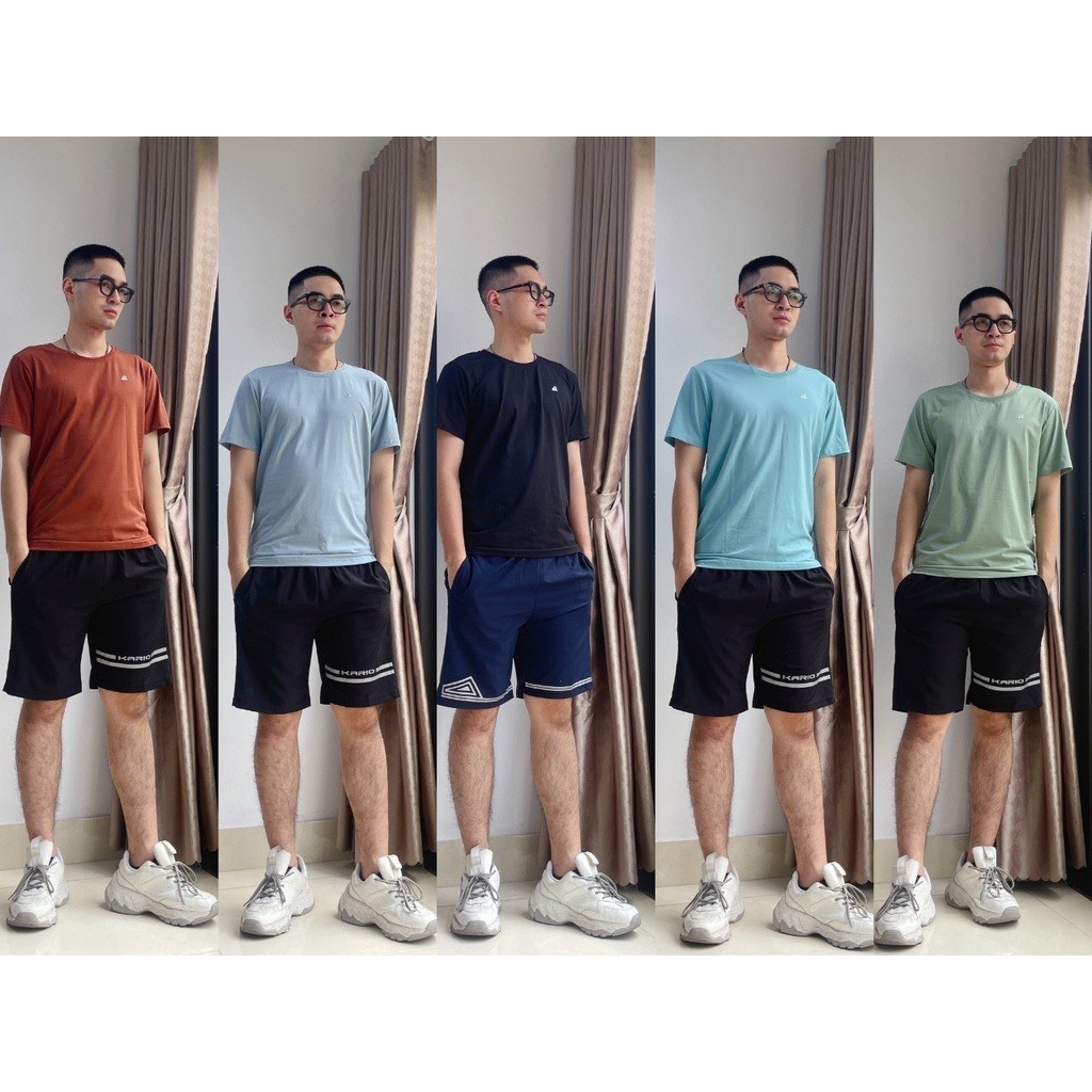 Áo Thun cổ tròn Nam KARIO Vải cotton dầy dặn, trẻ trung KT23-01 - Ảnh 6