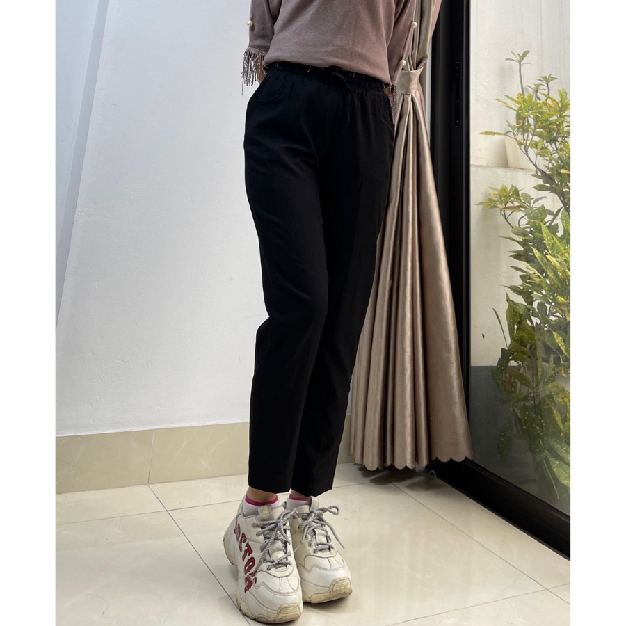 Quần Baggy Nữ Vario Chất liệu đũi xước VR23-02 - Ảnh 3