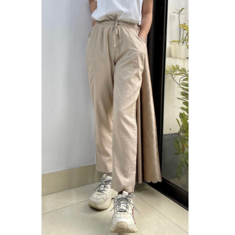Quần Baggy Nữ Vario Chất liệu đũi xước VR23-02 - Ảnh 4