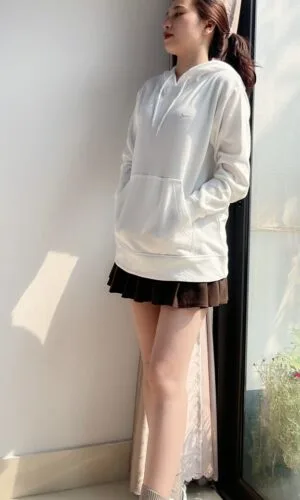 Áo Hoodie nữ VARIO vải nỉ cotton cào lông, trơn có mũ, ấm áp dành cho mùa thu đông trẻ trung VH22-01