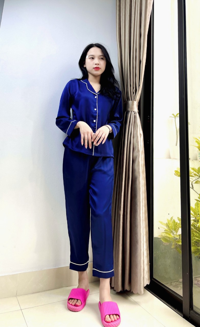 BỘ PYJAMA LỤA CAO CẤP VARIO VB23-02 - Ảnh 4
