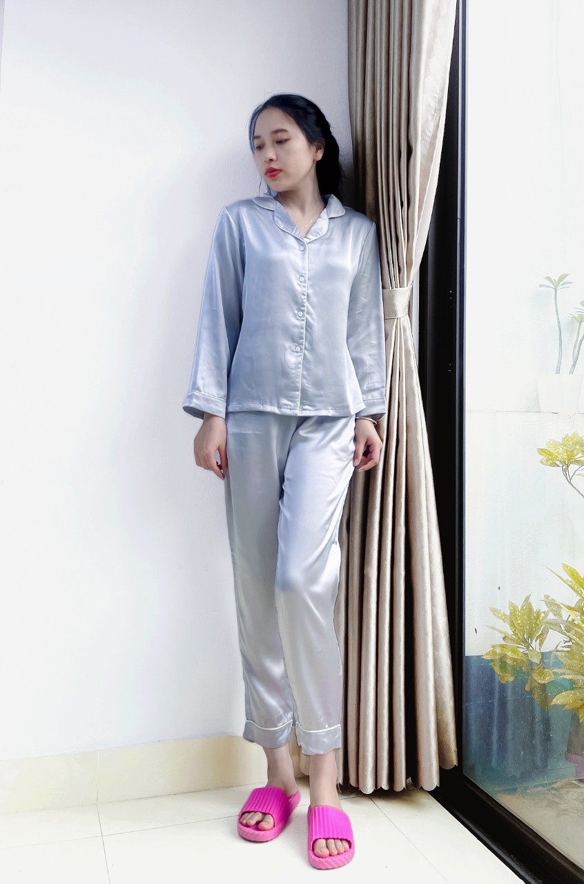 BỘ PYJAMMA LỤA LATIN CAO CẤP VARIO VB23-02 - Ảnh 5