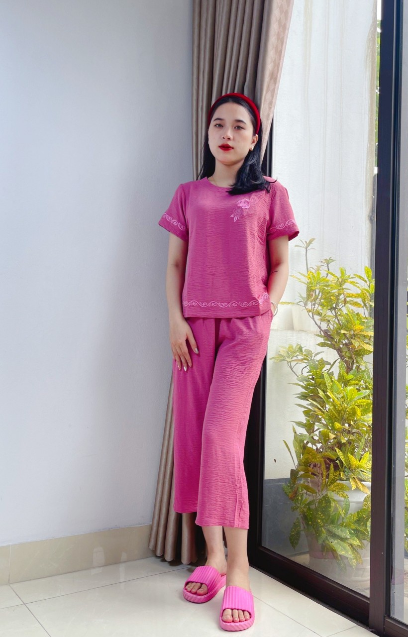 BỘ ĐŨI NHĂN TRUNG TUỔI THÊU HOA SANG TRỌNG VARIO VB23-07