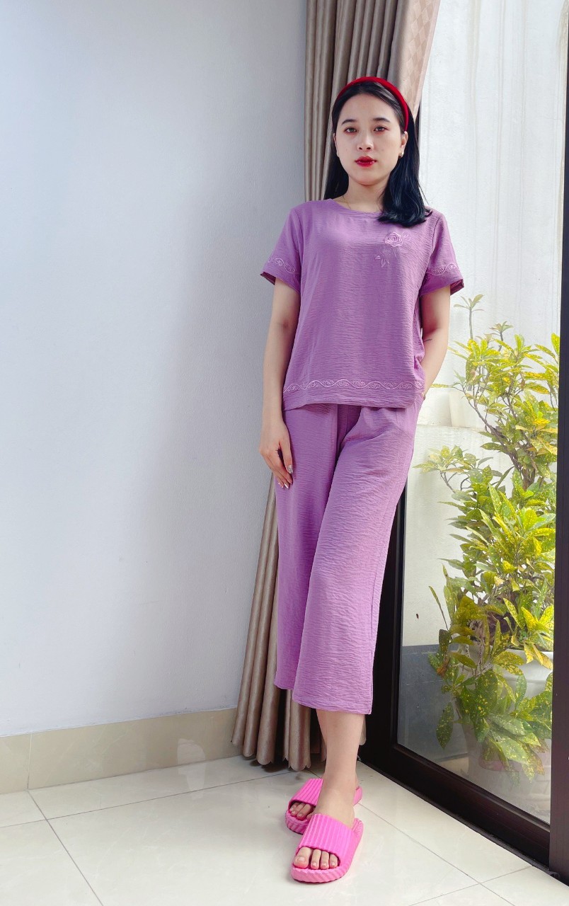 BỘ ĐŨI NHĂN TRUNG TUỔI THÊU HOA SANG TRỌNG VARIO VB23-07 - Ảnh 5