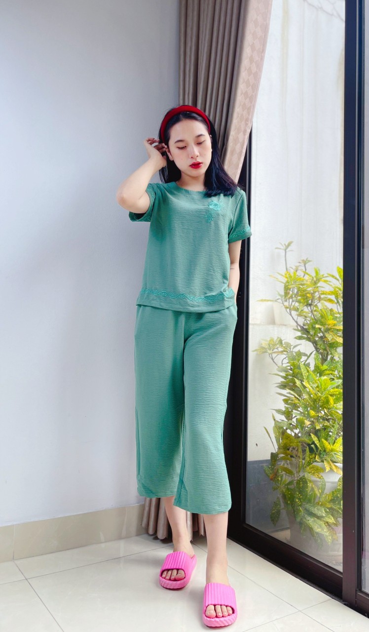 BỘ ĐŨI NHĂN TRUNG TUỔI THÊU HOA SANG TRỌNG VARIO VB23-07 - Ảnh 6