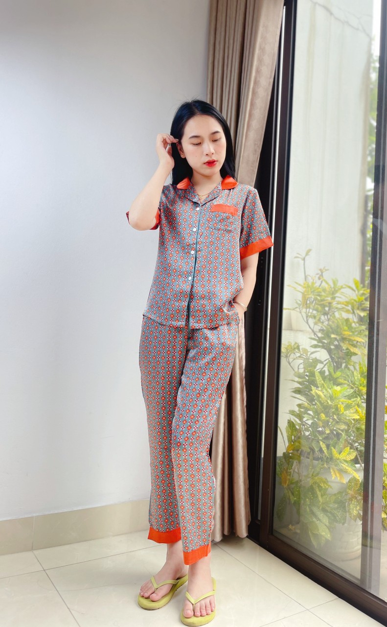 BỘ PYJAMMA LỤA LATIN CAO CẤP VARIO VB23-11 - Ảnh 5