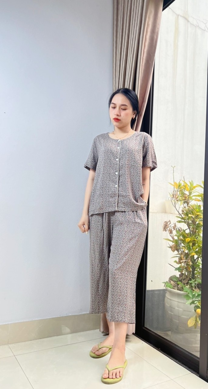 BỘ LANH NHUNG TRUNG TUỔI VARIO MỞ CÚC CÀI KHUY SANG TRỌNG VB23-09 - Ảnh 3